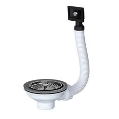 Viva Basket Strainer Waste with Square Overflow