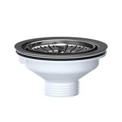 Viva Stainless Steel Kitchen Sink Basket Strainer