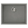 Reginox Quadra 105 1.0 Bowl Undermount Granite Kitchen Sink - Titanium