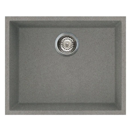 Reginox Quadra 105 1.0 Bowl Undermount Granite Kitchen Sink - Titanium 1 Reginox Quadra 105 1.0 Bowl Undermount Granite Kitchen Sink - Titanium