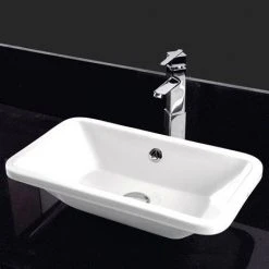 RAK Chameleon 560mm Counter Top Basin with Chrome Overflow Kit -Basin Kitchen Sinks Shop RAK Chameleon 560mm Counter Top Basin with Chrome Overflow Kit detail1 460