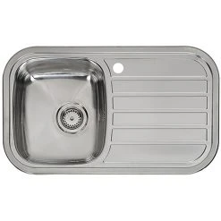 Reginox Regent 10 Lux 1.0 Bowl Stainless Steel Inset Kitchen Sink
