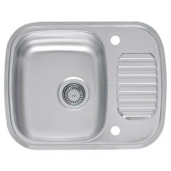 Reginox Regidrain 1.0 Bowl 2TH Stainless Steel Inset Kitchen Sink