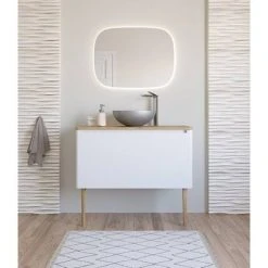 Crosswater Circus 400mm Countertop Basin Brushed Stainless Steel Effect - CT4084UCV -Basin Kitchen Sinks Shop SSA 460