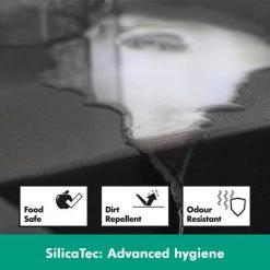 Hansgrohe S510-U635 1.5 Bowl Undermount Kitchen Sink - Graphite Black - 43433170 -Basin Kitchen Sinks Shop SilicaTec D2 460