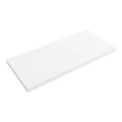Venice Floating Basin Shelf (Gloss White - 1000mm Wide)