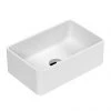 Venice Matt White Rectangular Counter Top Basin - 365 x 235mm