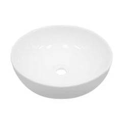 Sol Round Counter Top Basin 0TH - 405mm Diameter -Basin Kitchen Sinks Shop VES006 detail2 460