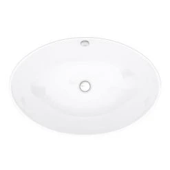 Costa Counter Top Basin - Oval -Basin Kitchen Sinks Shop VES009 d4 460