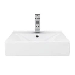 Kyoto Rectangular Basin 1TH - 450 x 310mm 6 Kyoto Rectangular Basin 1TH - 450 x 310mm -Basin Kitchen Sinks Shop VES101 dt1 460