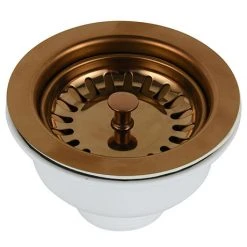 Venice Copper Basket Strainer Kitchen Sink Waste
