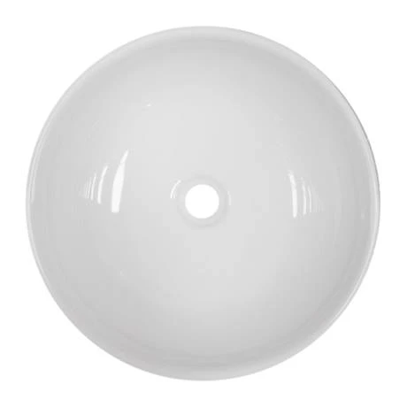 600 x 450mm White Shelf with Sol Round Basin 3 600 x 450mm White Shelf with Sol Round Basin - Image 3